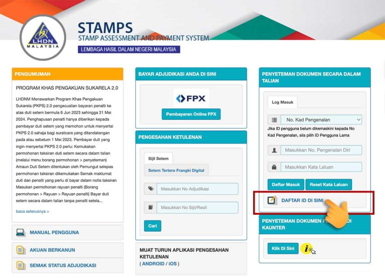 Mati Setem Hasil Secara Online Untuk Kontrak Personal MyStep